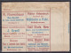 Dt.Reich Privatganzsache Serie I Bonn  "Couvertbrief" Mit Div.Anzeigen Bonner Firmen, Auch Innen ,gebraucht Bonn 1908 - Other & Unclassified