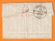 1834 - Lettre Pliée De Monistrol, Haute Loire Vers Issoire, Puy De Dôme Puis Coutances - Décime Rural - 1801-1848: Vorläufer XIX