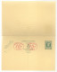 Entier Postal Type Houyoux N° 72 I - FN - 20 + 20c Vert - Avec Réponse Payée -  B003 2x 10c (RARE)  - 1931 - Antwoord-betaald Briefkaarten