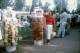 2 SLIDES SET 80s FESTA TABULEIROS TOMAR PORTUGAL 35mm DIAPOSITIVE SLIDE NO PHOTO FOTO Nb2697 - Diapositives