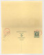 Entier Postal Type Houyoux N° 72 I - FN - 20 + 20c Vert - Avec Réponse Payée - P010 2X10c   (RARE)  - 1931 - Antwoord-betaald Briefkaarten