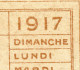 Carte Parfumée.Parfum Floramye.L.T. PIVER Calendrier 1917.Style Et Période Art Nouveau.Senteurs Parfumées Perceptibles. - Anciennes (jusque 1960)