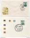 JEUX OLYMPIQUES - OLYMPIA / 1964 - 1972 AUTICHE 2 OBLITERATIONS ILLUSTREES (ref 6468a) - Inverno1964: Innsbruck