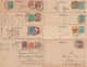 1919/22 - GERMANIA - 34 ENTIERS POSTAUX AFFRANCHISSEMENTS COMBINAISONS TOUTES DIFFERENTES ! - Tarjetas