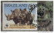 RHINOCEROS  / SWAZILAND / WWF 1987 CARTE MAXIMUM FDC (ref 2357) - Rhinocéros
