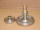 Delcampe - -RARE ANCIEN BOUGEOIR NAGEL LAITON Argenté 3 étages VINTAGE Déco Collection   E - Chandeliers, Candelabras & Candleholders