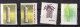 Indonesia 1968-9 Progressive  Proofs Imperf Missed Color 15457 - Oddities On Stamps