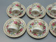 - 6 TASSES Et SOUS TASSES PORCELAINE Made In CHINA Décor FLEURS COLLECTION    E - Autres & Non Classés