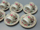 - 6 TASSES Et SOUS TASSES PORCELAINE Made In CHINA Décor FLEURS COLLECTION    E - Andere & Zonder Classificatie