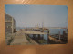 BLOCK ISLAND Rhode Island Old Harbor Fishing Cancel 1953 To Sweden Postcard USA - Andere & Zonder Classificatie