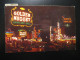 LAS VEGAS Nevada Fremont Street At Night Glitter Gulch Cancel 1959 To Sweden Postcard USA - Las Vegas