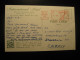 LONG ISLAND Jamaica New York Airport International Hotel Meter Mail Cancel 1962 To Sweden Postcard USA - Long Island