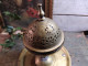 Delcampe - Ancien Brûle Parfum Encens Laiton Moyen-orient Orientaliste / Middle East Brass Orientalist Incense Burner - Arte Oriental