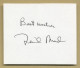 Ferid Murad (1936-2023) - American Physician - Signed Card + Photo - Nobel Prize - Inventors & Scientists