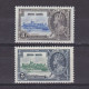 HONG KONG 1935, SG# 133-134, Silver Jubilee, Part Set, KGV, MNH - Neufs