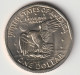 U.S.A. 1979 D: 1 Dollar, UNC, KM 207 - 1979-1999: Anthony