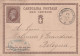 Italie Entier Postal Cachet Commercial Turri S MARCELLO PISTONESE 26/10/1874 Pour Bologna - Stamped Stationery