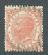 REGNO 1863 2 L. SCARLATTO US.TIRATURA LONDRA DE LA RUE SASS. L22 F.  ENZO DIENA - Gebraucht