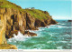 HOTEL AND CLIFFS, LANDS END, CORNWALL, ENGLAND. UNUSED POSTCARD   Zf7 - Land's End