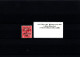 1922 June 19th Harrison Coil 5 Line Overprint  Gloss Black Ink 1 D Scarlet Mounted Mint (MM) - Neufs