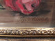 Delcampe - OLGA DE TESSELSKY Tableau Pastel Fleurs Roses Nature Morte Peintre Russe - Acquarelli