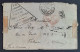Nouvelle-Calédonie 1876 Lettre Avec Cachet Faute De Timbre Payé Jusqu'à Destination - Lettres & Documents