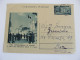 CARTOLINA POSTALE FIERA INTERNAZIONALE. DI MILANO 1952 VIAGGIATA  COME DA FOTO - Fairs