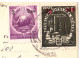 ROMANIA : 1952 - STABILIZAREA MONETARA / MONETARY STABILIZATION - POSTCARD MAILED With OVERPRINTED STAMPS - RRR (am454) - Lettres & Documents