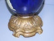 - ANCIEN VASE BARBOTINE PIED REGULE Redoré COLLECTION DECO VITRINE    E - Vazen