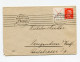 !!! ALLEMAGNE, TIMBRE DE CARNET SUR LETTRE DE LEIPZIG DE 1928 - Postzegelboekjes & Se-tenant