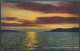 Sunset At The Golden Gate, San Francisco, California / Artistic Card - Dated 1927 - San Francisco