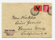 !!! ALLEMAGNE, VIGNETTE V (VICTOIRE) SUR LETTRE DE 1943, RARE - War And Propaganda Forgeries