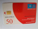 TURKIJE / 50 UNITS/ CHIPCARD/ TURKISH AIR FORCE  / DIFFERENT PLANES /        Fine Used Card  **15416** - Turquie