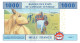 C.A.S. CAMEROON LETTER U  B207Ue 1000 FRANCS 2002 Issued 2017 Signature 12     UNC. - États D'Afrique Centrale