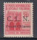 ITALIA - C.L.N. Ponte Chiasso - Fratelli Bandiera N. 3 - Cat. 200 Euro - Gomma Integra MNH** - Nationales Befreiungskomitee
