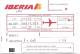 5 Boarding Pass Iberia - Flight Virgin Express BQ829/TV829, Madrid - Brussels - Cartes D'embarquement