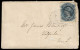 1864 VERY RARE - NOVA SCOTIA COVER 5C ON WHITE PAPER CANCELLED BY UNRECORDED MUTE 64 POINT CANCEL - Briefe U. Dokumente