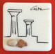 Handmade Crete Stone Marble Fridge Magnet Souvenir, From Crete Greece - Tourism