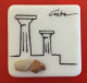 Handmade Crete Stone Marble Fridge Magnet Souvenir, From Crete Greece - Tourism