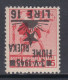 FIUME OCC. YUGOSLAVA - Sass. N.19aa - Cv 260 Euro - VARIETA' SOPRASTAMPA CAPOVOLTA - MNH - GOMMA INTEGRA - Ocu. Yugoslava: Fiume