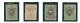 RUSSLAND RUSSIA 1920 Wrangel Army Gallipoli OPT MNH/MH : Normal + 3 Varieties (set Off & OPT Inverted + Partly Missing) - Wrangel-Armee