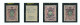 RUSSLAND RUSSIA 1920 Wrangel Army Gallipoli OPT MNH/MH : Normal + 3 Varieties (set Off & OPT Inverted + Partly Missing) - Armée Wrangel