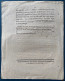 12 Juillet 1793 DECRET N°1176 D Qui Proroge Jusqu'au 1er OCT Prochain La Franchise Des Ports Des Lettres Et Paquets RR - ....-1700: Vorläufer