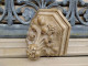 Ancienne Console Socle Statue Religieuse Église Style Gothique XIXéme Maison Rafft Paris - Gesso