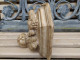 Delcampe - Ancienne Console Socle Statue Religieuse Église Style Gothique XIXéme Maison Rafft Paris - Plâtre