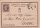 Italie Entier Postal MILANO 17/6//1874 Pour Bologna - Interi Postali