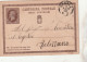 Italie Entier Postal CASALE 8/8/1876 Pour Telizzano - Stamped Stationery