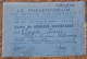 1966 Le Préventorium Des Enfants Des Cheminots Antituberculeuse Carte De Membre Romilly Sur Seine Tampon Timbre 2 Francs - Railway