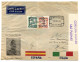 RC 25758 ESPAGNE 1936 LAS PALMAS A RODI EGÉE EGEO 1er VOL LETTRE AVEC CENSURE ET PORTRAIT DE FRANCO - Cartas & Documentos