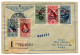 RC 25759 MER EGÉE - EGEO 1932 SERIE GARIBALDI POSTE AERIENNE LETTRE RECOMMANDÉE RODI POUR ROME ITALIE - COVER RARE TB - Egeo